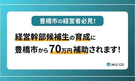 豊橋市の人材育成で使える補助金を解説します