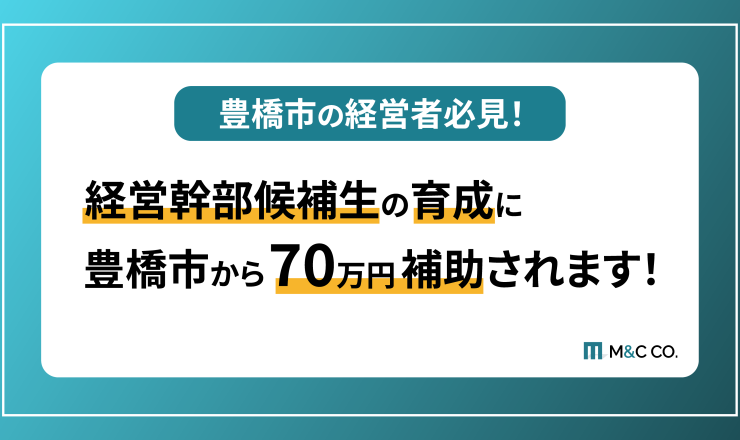 豊橋市の人材育成で使える補助金を解説します